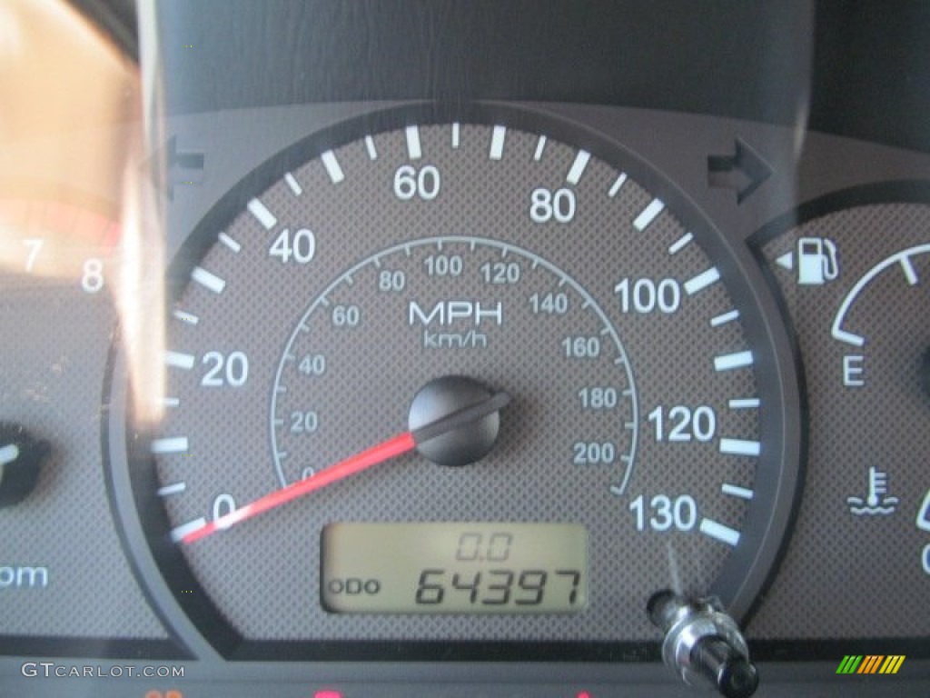 2005 Accent GLS Coupe - Stormy Gray / Gray photo #24