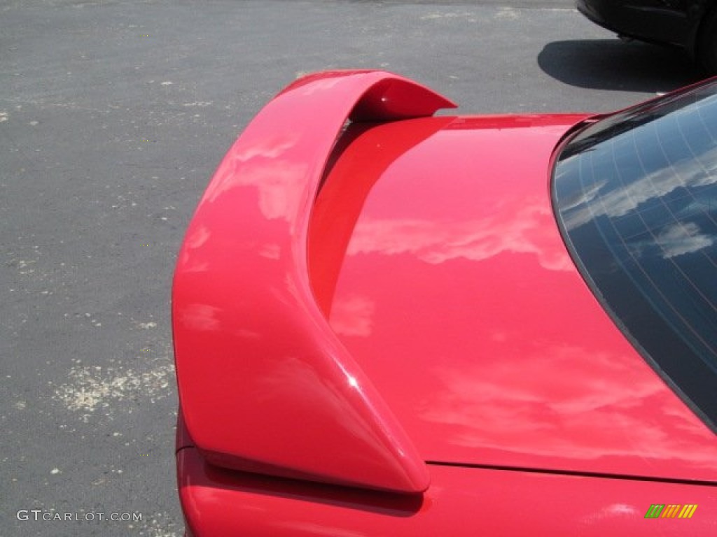 2004 Civic LX Coupe - Rally Red / Black photo #4