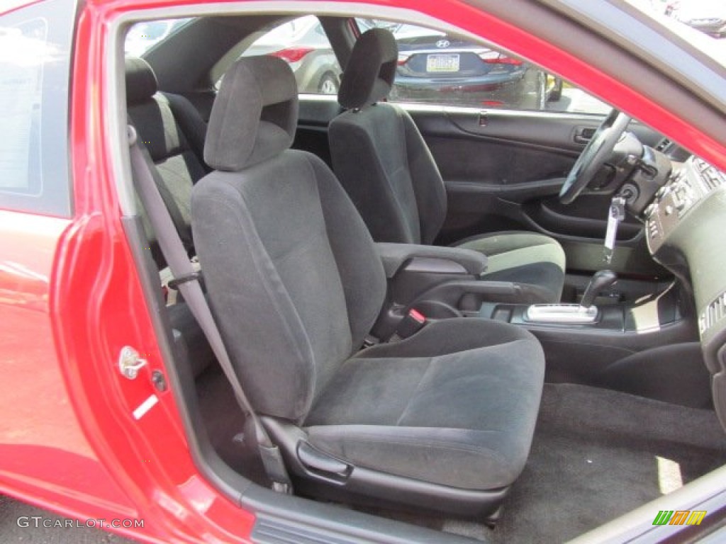 2004 Civic LX Coupe - Rally Red / Black photo #12