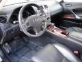 Black 2008 Lexus IS 250 Interior Color