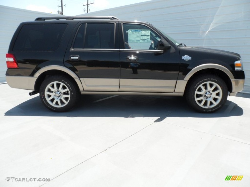 Tuxedo Black Metallic 2012 Ford Expedition King Ranch Exterior Photo #68699899