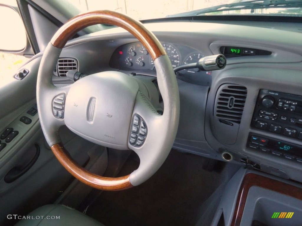1998 Lincoln Navigator Standard Navigator Model Medium Graphite Steering Wheel Photo #68701048