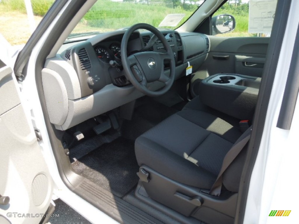 Dark Titanium Interior 2013 Chevrolet Silverado 1500 Work Truck Regular Cab Photo #68701129