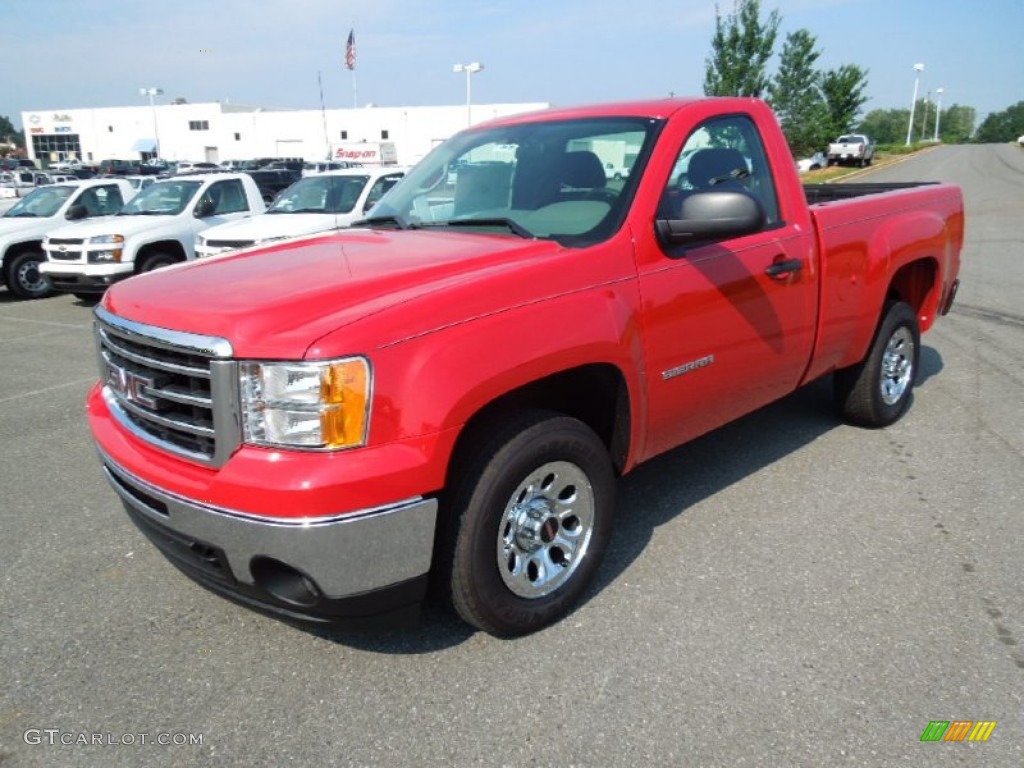 2012 Sierra 1500 Regular Cab - Fire Red / Dark Titanium photo #1