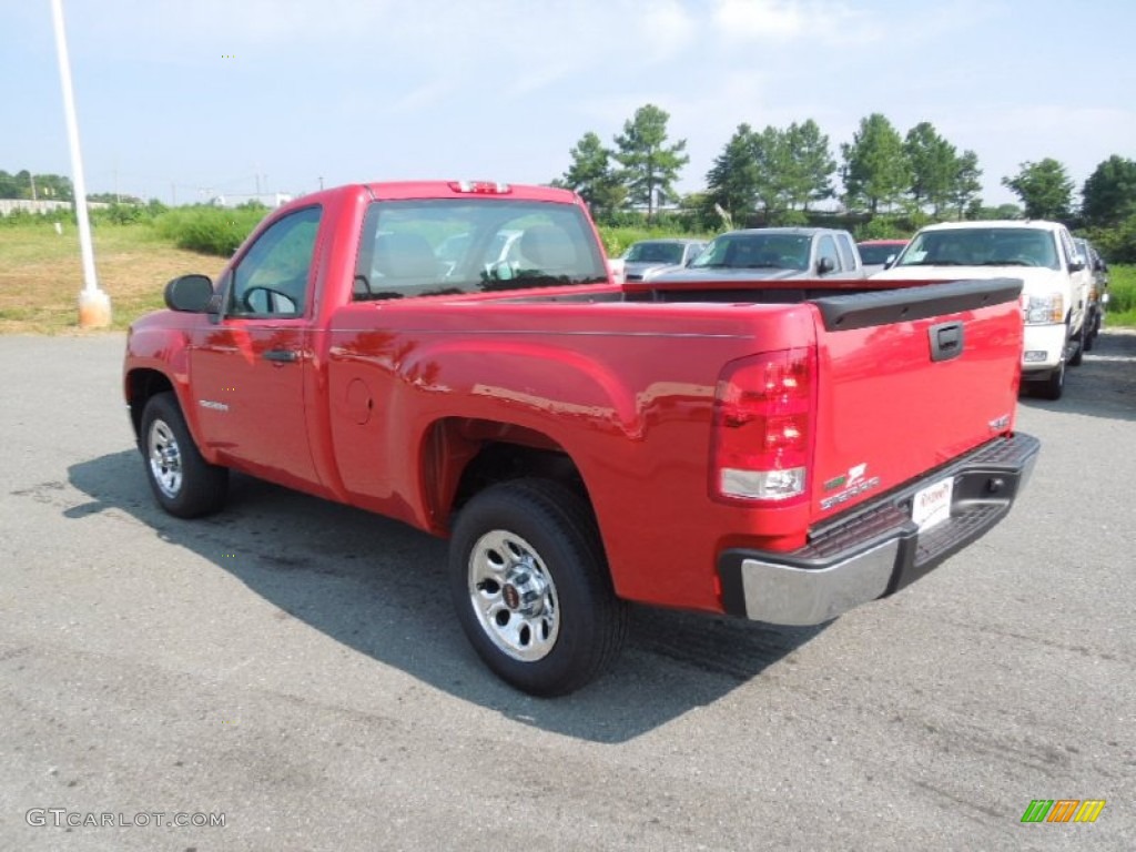 2012 Sierra 1500 Regular Cab - Fire Red / Dark Titanium photo #4