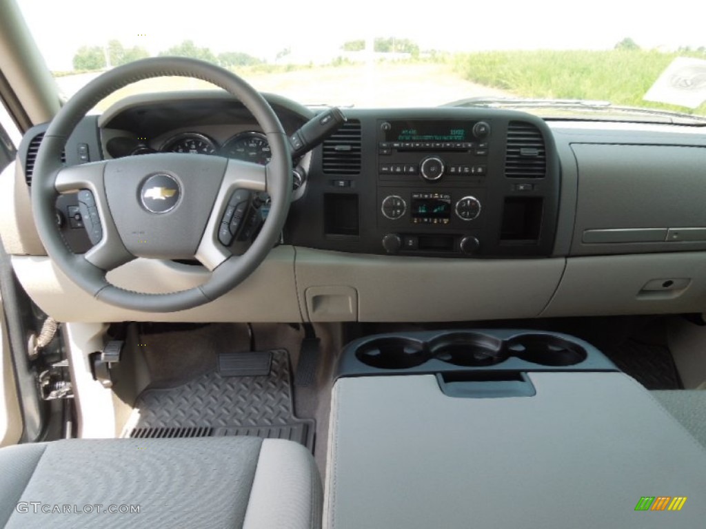 2012 Silverado 1500 LT Crew Cab - Blue Granite Metallic / Light Titanium/Dark Titanium photo #14