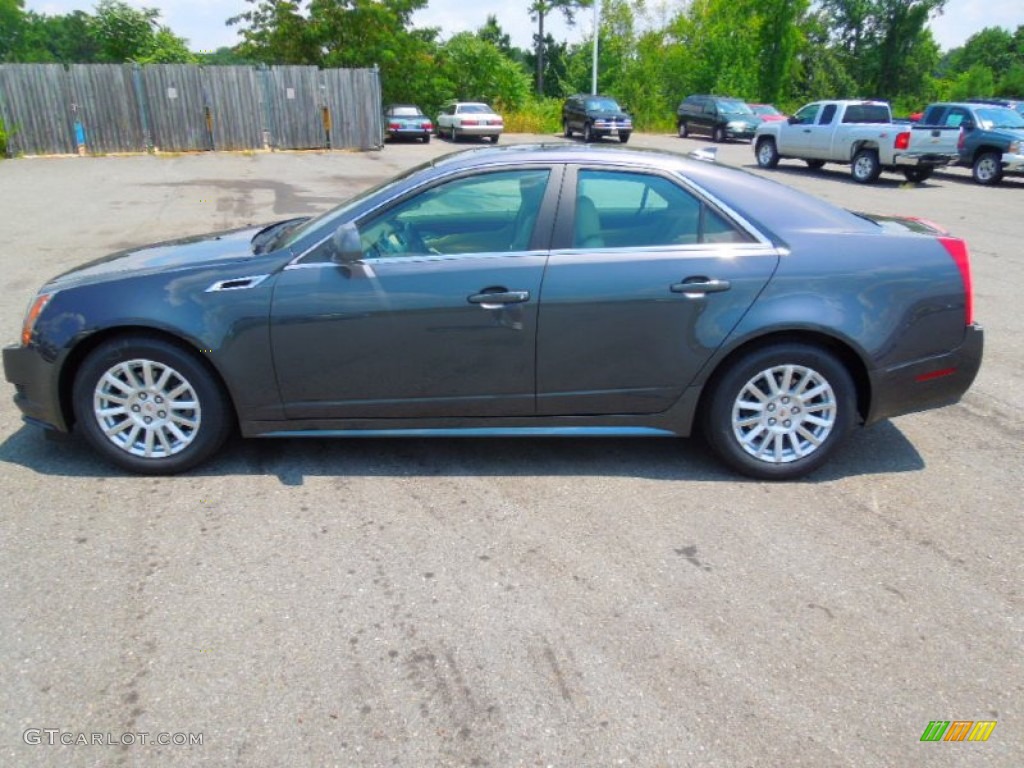 Thunder Gray ChromaFlair 2013 Cadillac CTS 3.0 Sedan Exterior Photo #68702722