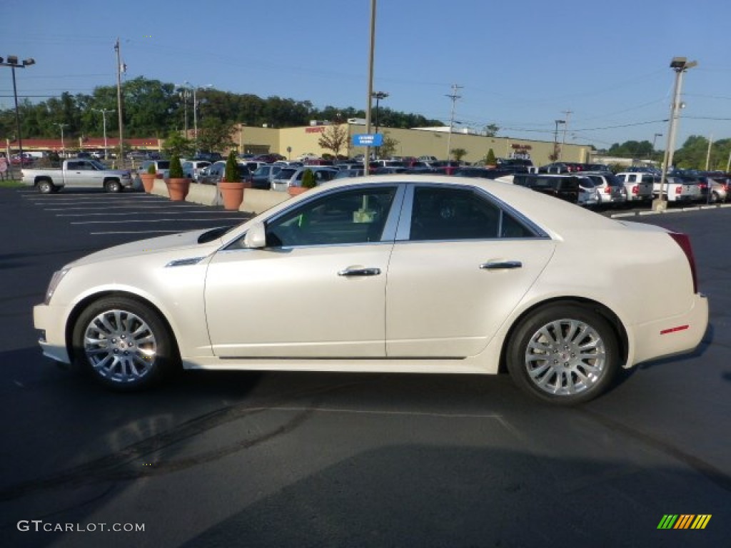 White Diamond Tricoat 2010 Cadillac CTS 4 3.0 AWD Sedan Exterior Photo #68702845