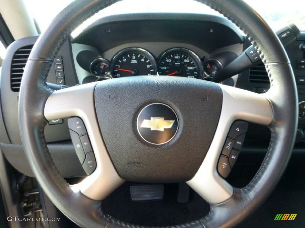 2009 Silverado 1500 LT Crew Cab 4x4 - Graystone Metallic / Ebony photo #17