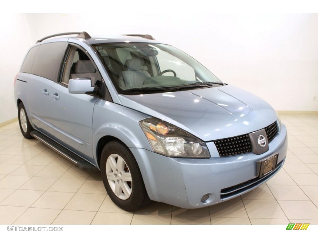 Azure Blue Metallic Nissan Quest