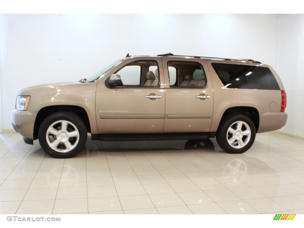 Amber Bronze Metallic 2007 Chevrolet Suburban 1500 LTZ 4x4 Exterior Photo #68704141