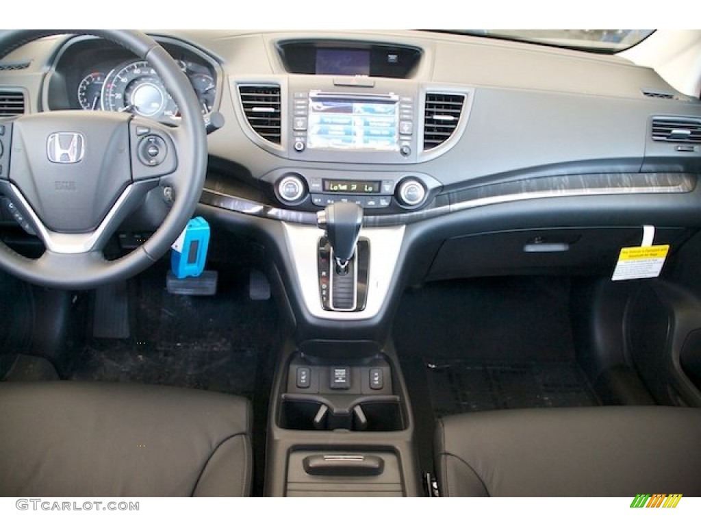 2012 CR-V EX-L - Crystal Black Pearl / Black photo #15