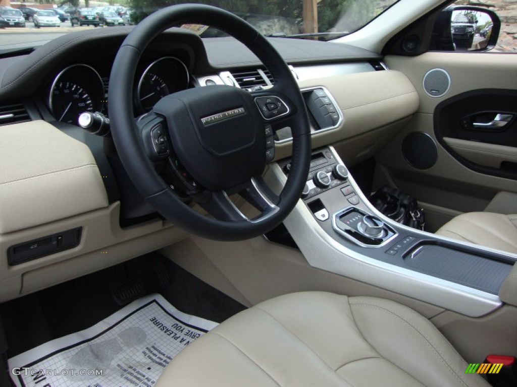 Almond/Espresso Interior 2012 Land Rover Range Rover Evoque Pure Photo #68705857