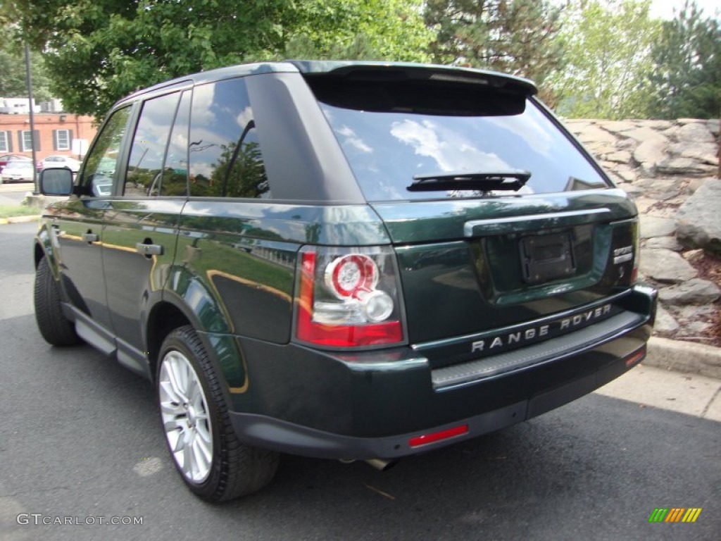 2011 Range Rover Sport HSE LUX - Galway Green Metallic / Arabica/Almond photo #7