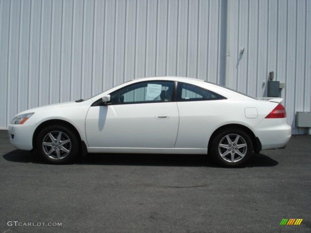 2003 Accord EX V6 Coupe - Taffeta White / Ivory photo #1