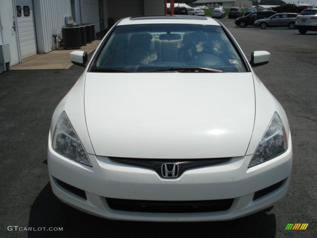 2003 Accord EX V6 Coupe - Taffeta White / Ivory photo #3