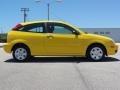 2007 Screaming Yellow Ford Focus ZX3 SES Coupe  photo #2