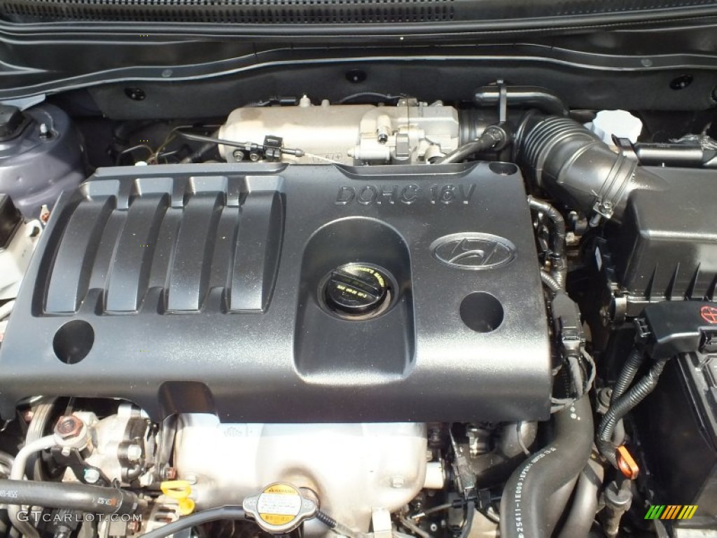 2009 Hyundai Accent GLS 4 Door 1.6 Liter DOHC-16 Valve CVVT 4 Cylinder Engine Photo #68709784