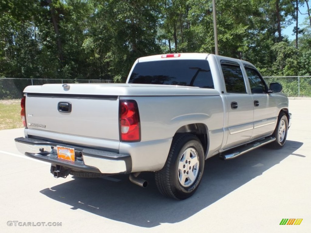 2006 Silverado 1500 LT Crew Cab - Silver Birch Metallic / Dark Charcoal photo #5