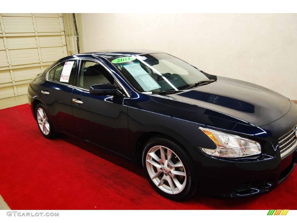 Navy Blue Nissan Maxima