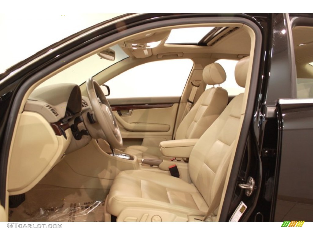 2008 Audi A4 2.0T quattro Sedan Front Seat Photo #68711365