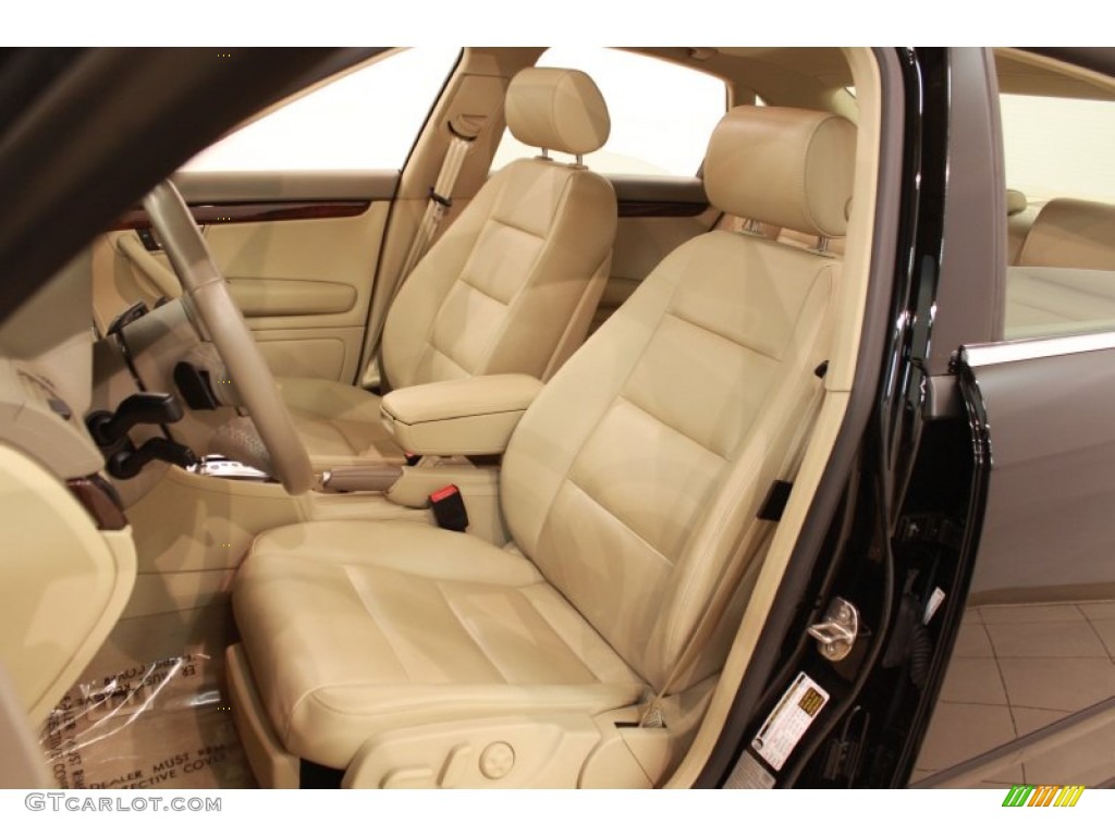 2008 Audi A4 2.0T quattro Sedan Front Seat Photo #68711374