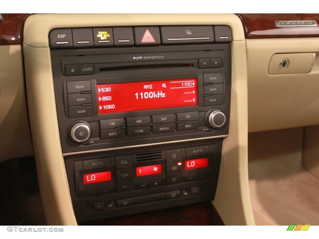 2008 Audi A4 2.0T quattro Sedan Audio System Photo #68711428