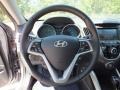 Black 2013 Hyundai Veloster Standard Veloster Model Steering Wheel