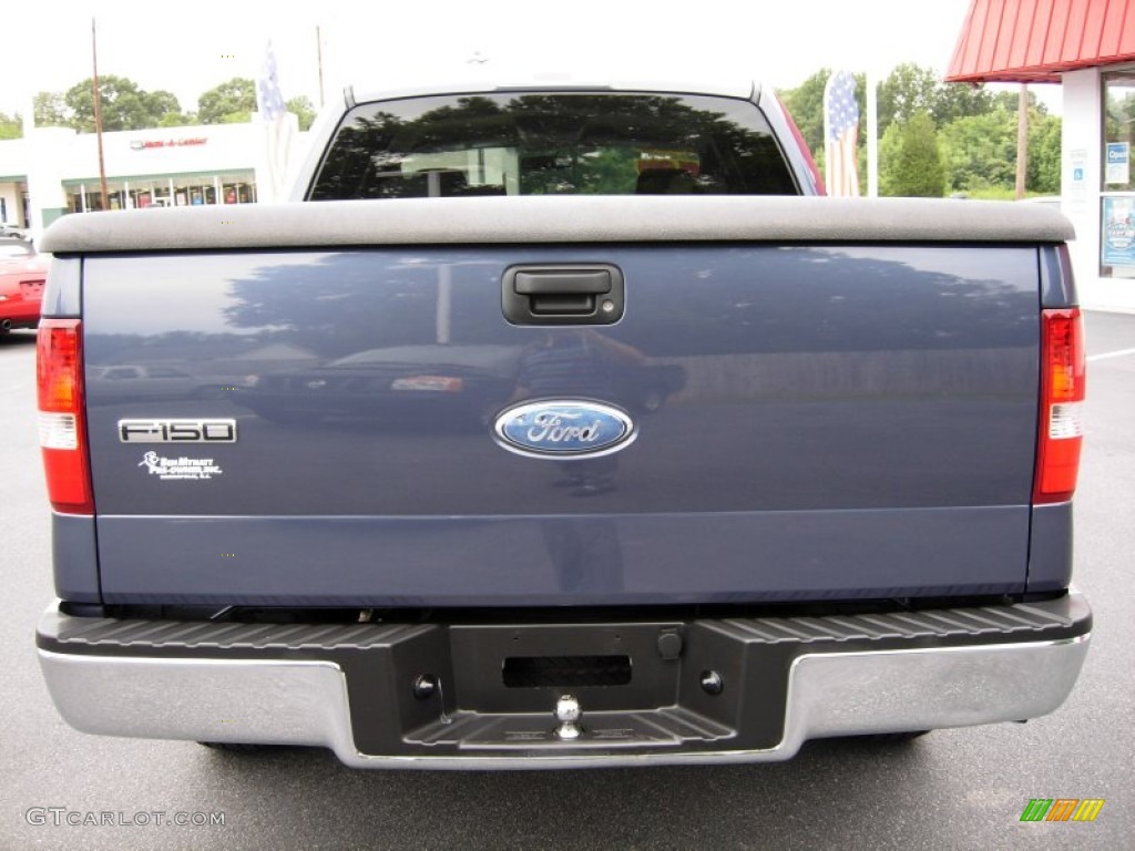 2006 F150 XLT SuperCrew - Medium Wedgewood Blue Metallic / Medium/Dark Flint photo #7