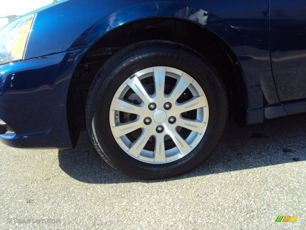 2009 Galant ES - Maizen Blue Pearl / Medium Gray photo #4