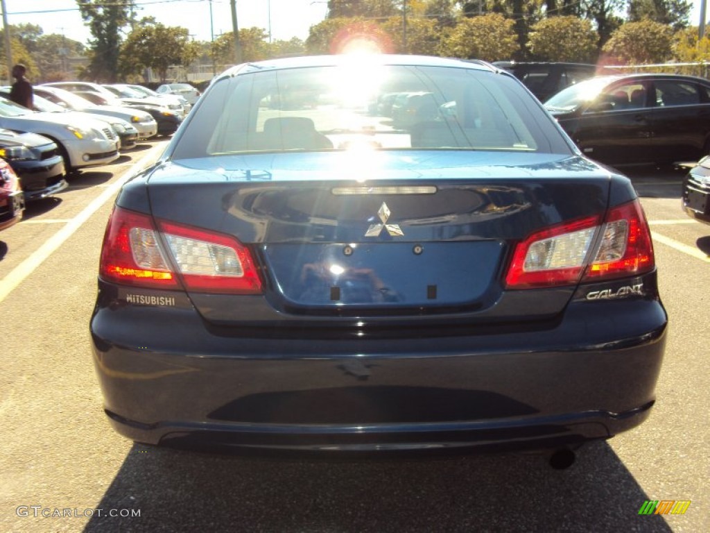 2009 Galant ES - Maizen Blue Pearl / Medium Gray photo #6