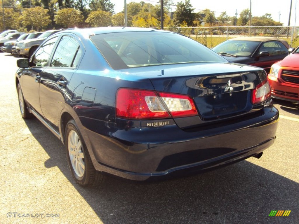 2009 Galant ES - Maizen Blue Pearl / Medium Gray photo #7