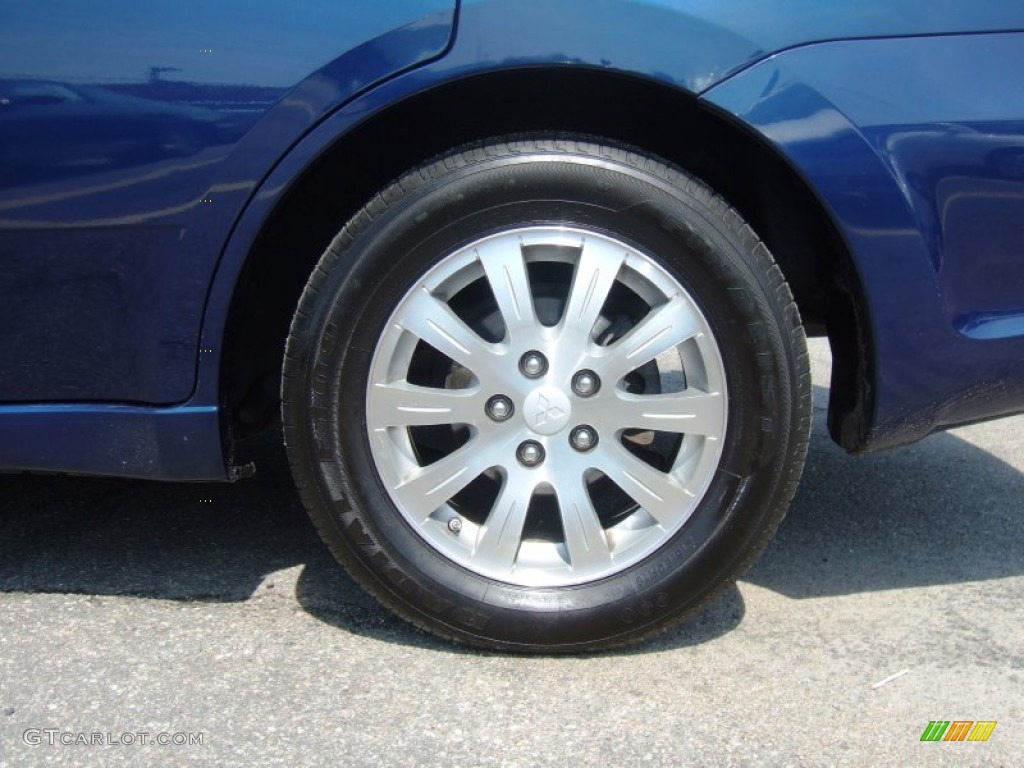 2009 Galant ES - Maizen Blue Pearl / Medium Gray photo #9