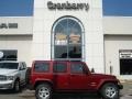 2013 Deep Cherry Red Crystal Pearl Jeep Wrangler Unlimited Sahara 4x4  photo #1