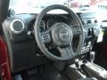 Black 2013 Jeep Wrangler Unlimited Sahara 4x4 Interior Color