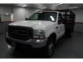 Oxford White - F450 Super Duty Regular Cab 4x4 Stake Truck Photo No. 6