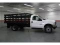 Oxford White - F450 Super Duty Regular Cab 4x4 Stake Truck Photo No. 17