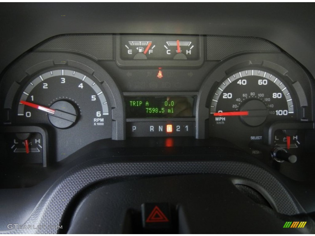 2012 Ford E Series Van E350 XLT Passenger Gauges Photo #68713623