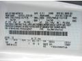 YZ: Oxford White 2012 Ford E Series Van E350 XLT Passenger Color Code