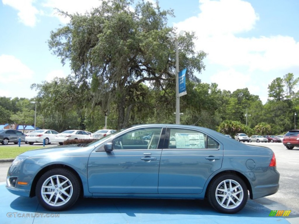 Steel Blue Metallic 2012 Ford Fusion SEL Exterior Photo #68714707