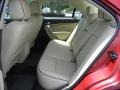2012 Lincoln MKZ Light Camel Interior Rear Seat Photo