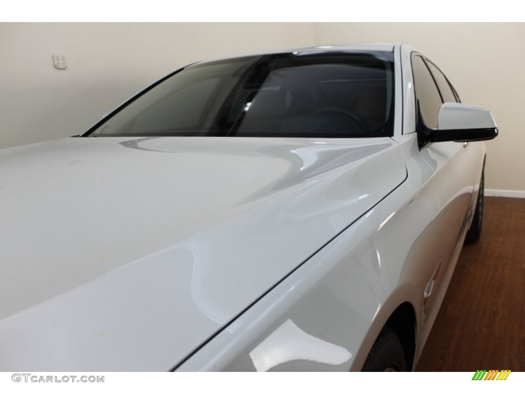 2009 7 Series 750Li Sedan - Mineral White Metallic / Saddle/Black Nappa Leather photo #8