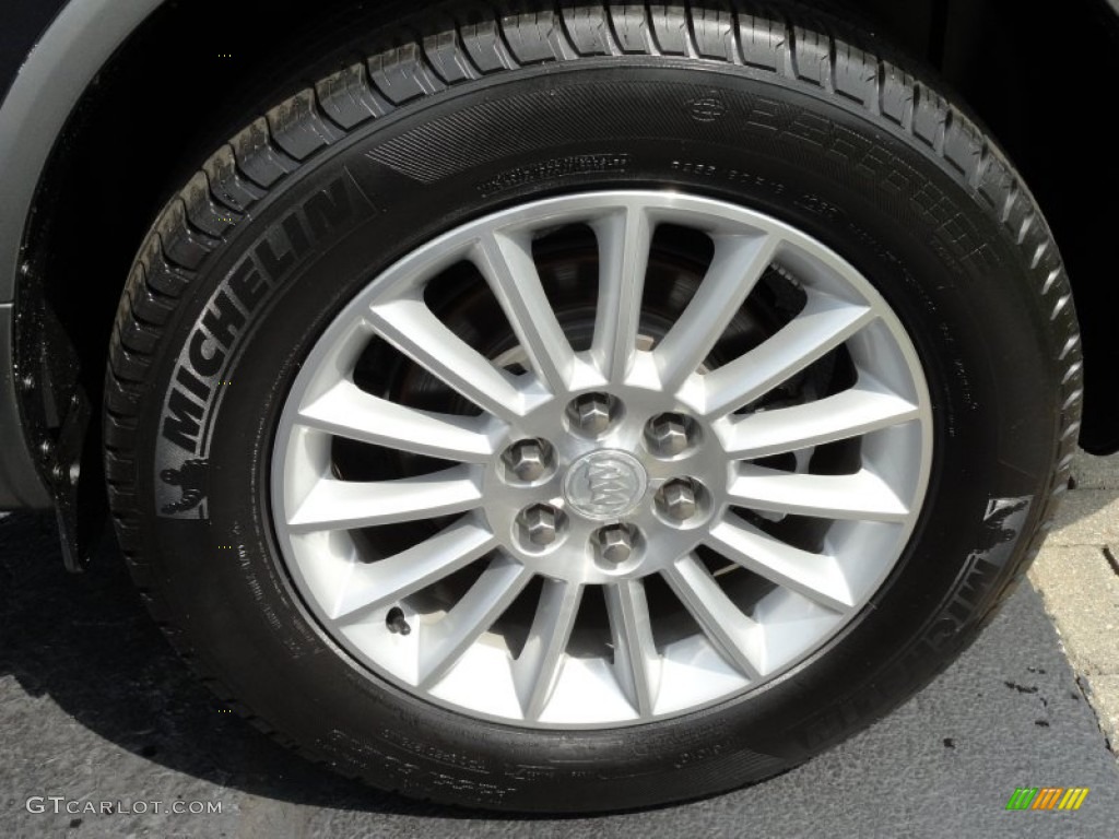 2009 Enclave CXL - Carbon Black Metallic / Cocoa/Cashmere photo #7