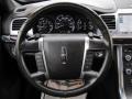 2011 Lincoln MKS Charcoal Black Interior Steering Wheel Photo