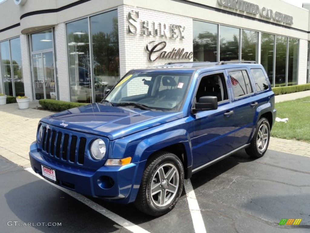 2009 Patriot Sport - Deep Water Blue Pearl / Dark Slate Gray/Medium Slate Gray photo #1