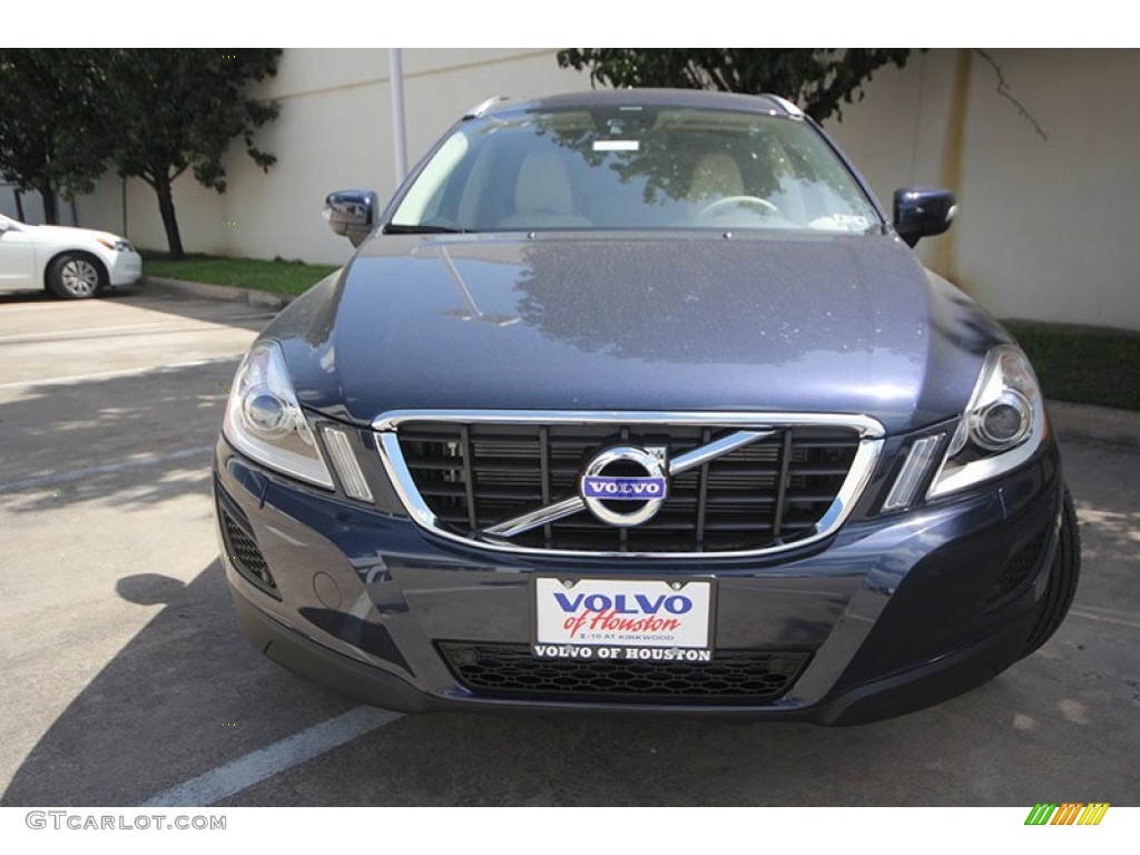 2013 XC60 T6 AWD - Caspian Blue Metallic / Sandstone photo #20