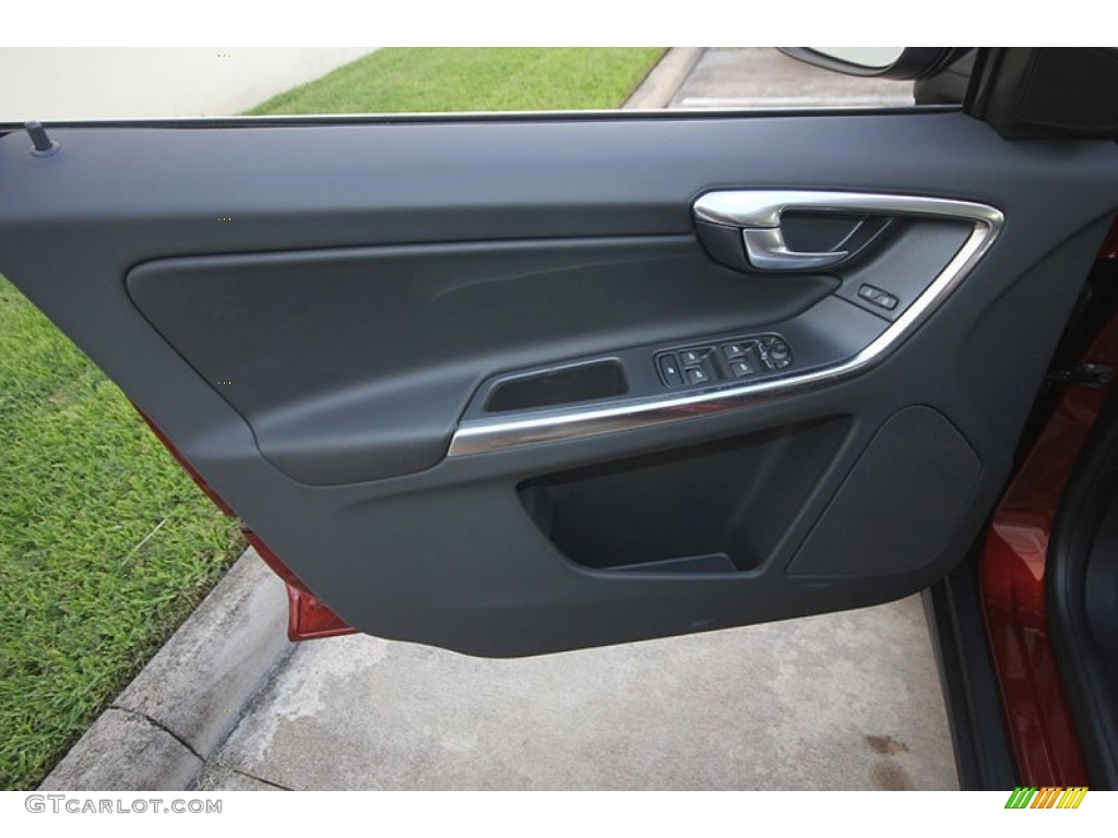 2013 Volvo XC60 3.2 Anthracite Black Door Panel Photo #68718781