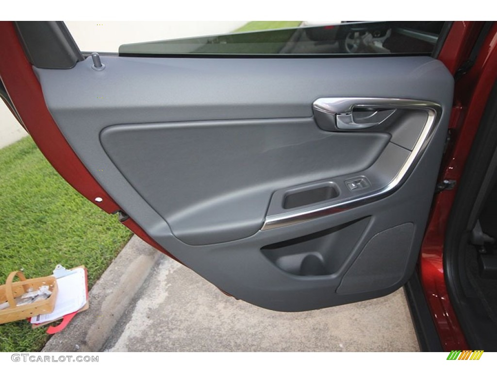 2013 Volvo XC60 3.2 Anthracite Black Door Panel Photo #68718817