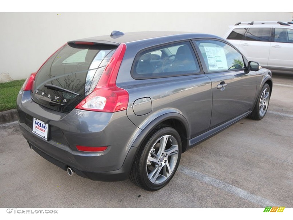 2013 C30 T5 - Titanium Grey Metallic / Off Black/Blonde photo #3