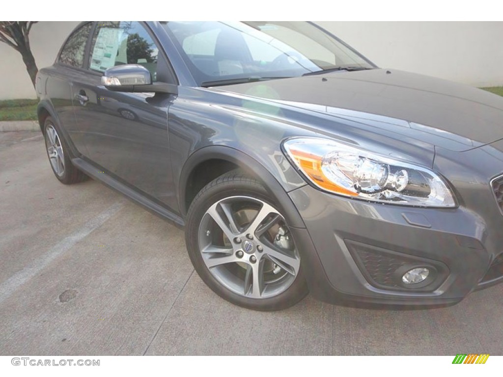2013 C30 T5 - Titanium Grey Metallic / Off Black/Blonde photo #16